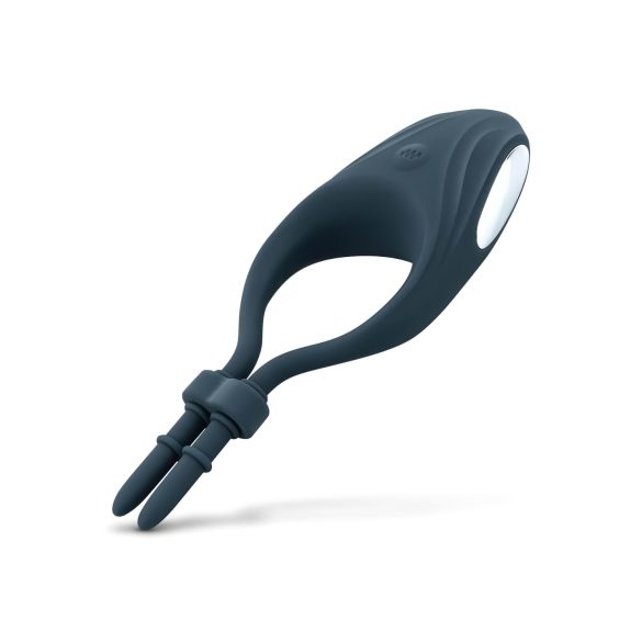 Boners - anello fallico vibrante regolabile - silicone blu