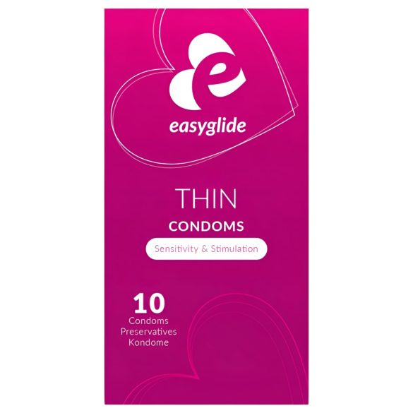 EasyGlide - preservativi ultra sottili - confezione da 10