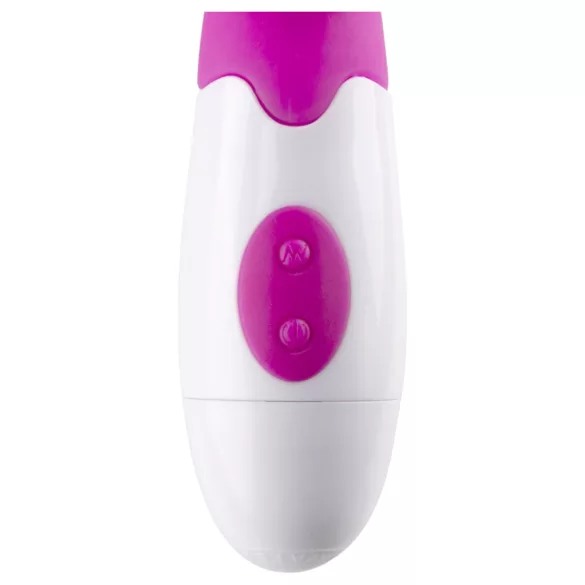 Easytoys - vibratore con stimolatore clitorideo ricaricabile - silicone rosa