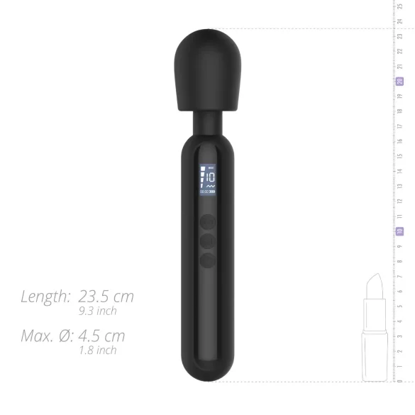 BLAQ - vibratore massaggiante digitale - nero
