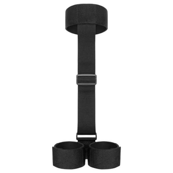 Bedroom Fantasies - set collare e polsiere morbido - nero