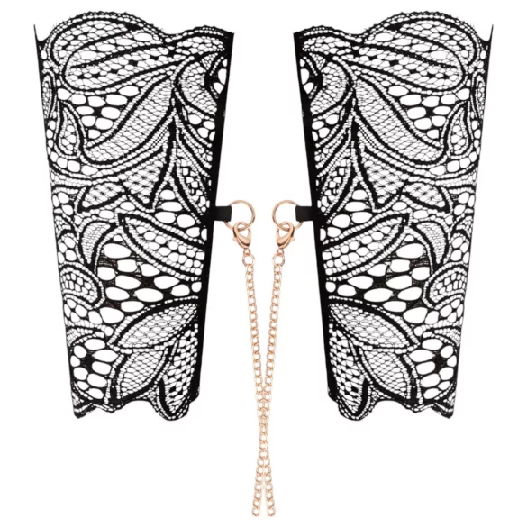 Rosy Gold - set collare e polsiere - nero