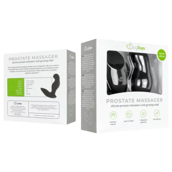 Easytoys Anal Collection - vibratore anale wireless - nero