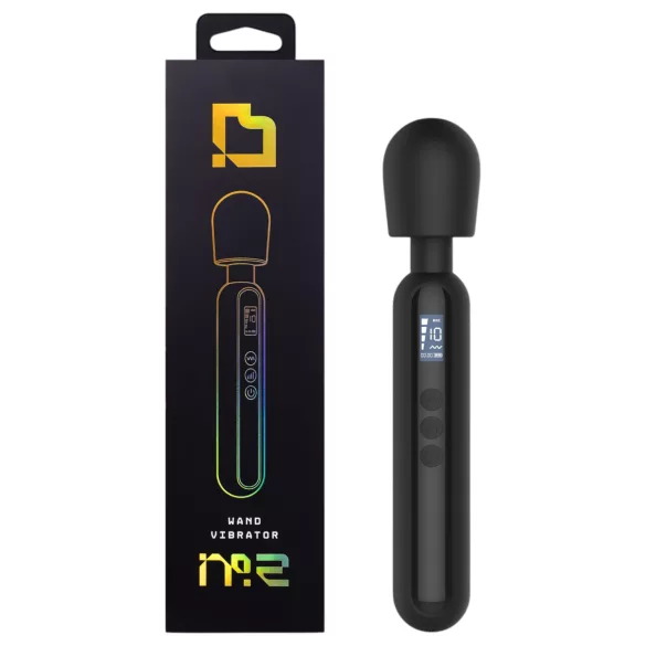 BLAQ - vibratore massaggiatore digitale grande - nero