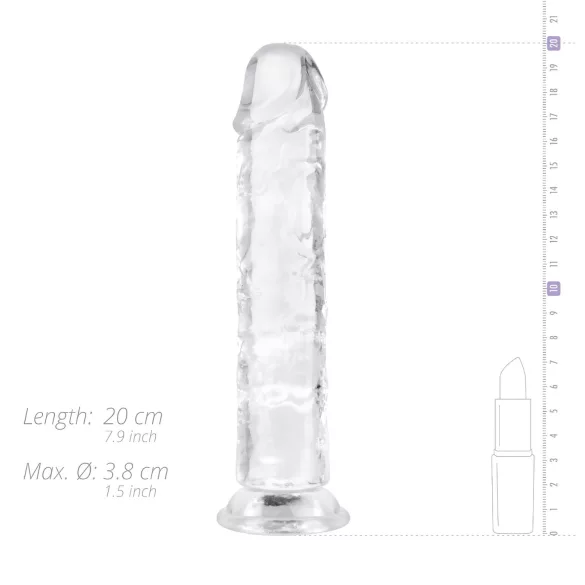 EasyToys - dildo realistico - 18cm - gel trasparente