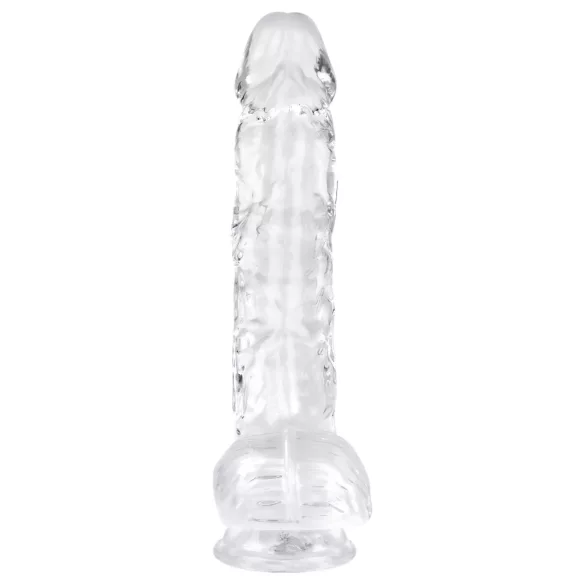 EasyToys - dildo realistico con testicoli - 13,5cm trasparente