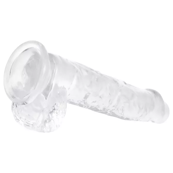 EasyToys - dildo realistico con testicoli - 13,5cm trasparente