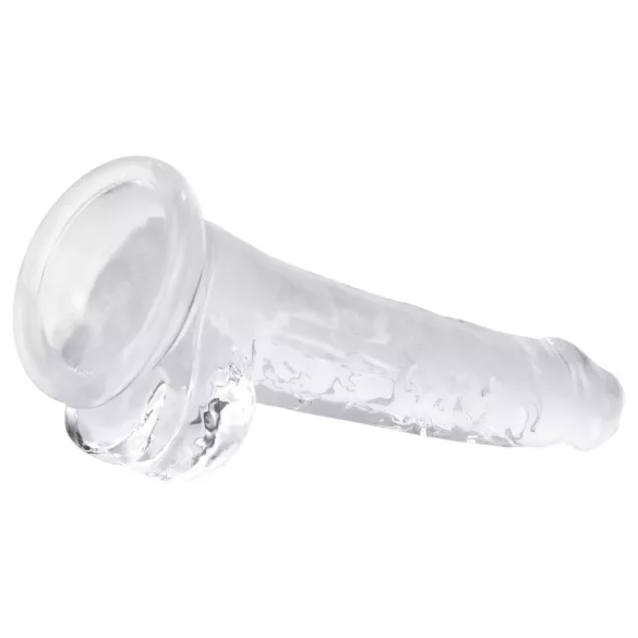 EasyToys - dildo realistico con testicoli - 17cm - trasparente