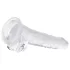 EasyToys - dildo realistico con testicoli - 17cm - trasparente