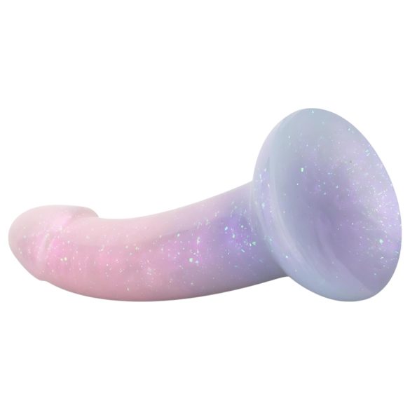 EasyToys Mermaid - dildo glitterato - 19 cm - rosa