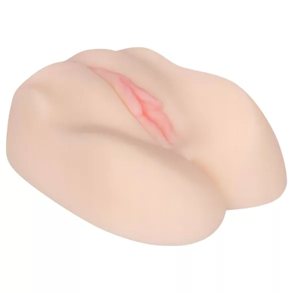 FWB - masturbatore vaginale e anale con vibrazione - silicone color carne