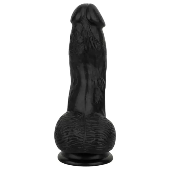 Easytoys - dildo realistico con testicoli - 12 cm nero