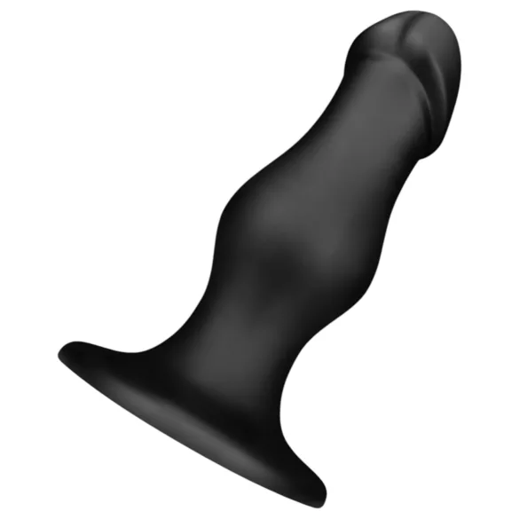 BUTTR FIM-92 - dildo anale con ventosa - nero
