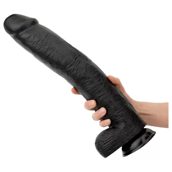 BUTTR - dildo realistico gigante - 43 cm - nero