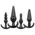 EasyToys - Set di Plug Anali - 4 Pezzi (Nero)