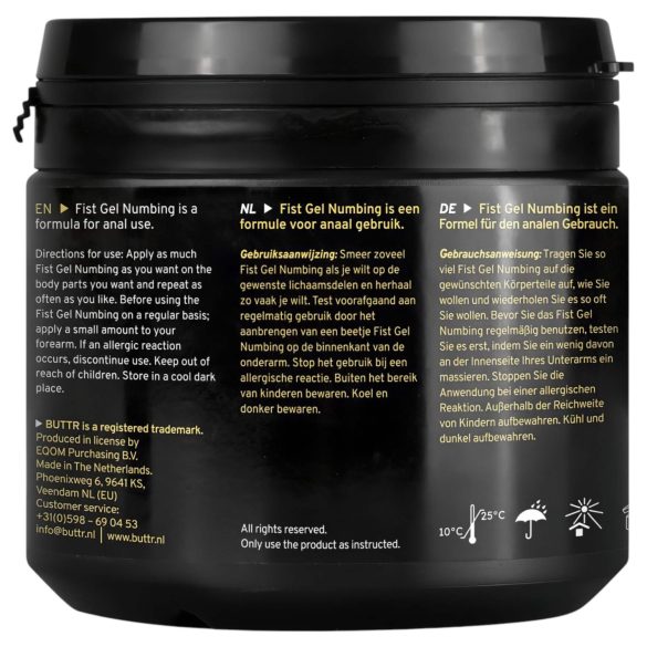 BUTTR - gel desensibilizzante per fisting - 500ml