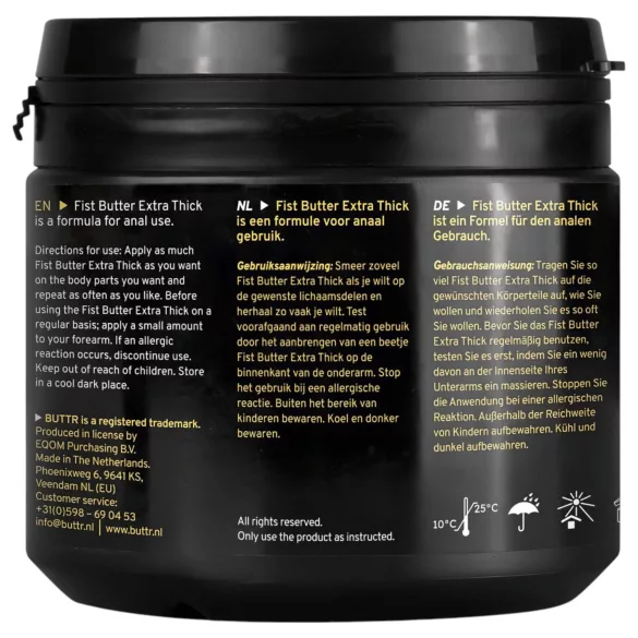 BUTTR - balsamo fisting lubrificante - 500ml