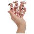 Rosy Gold - set di dildo anale - colore oro rosa