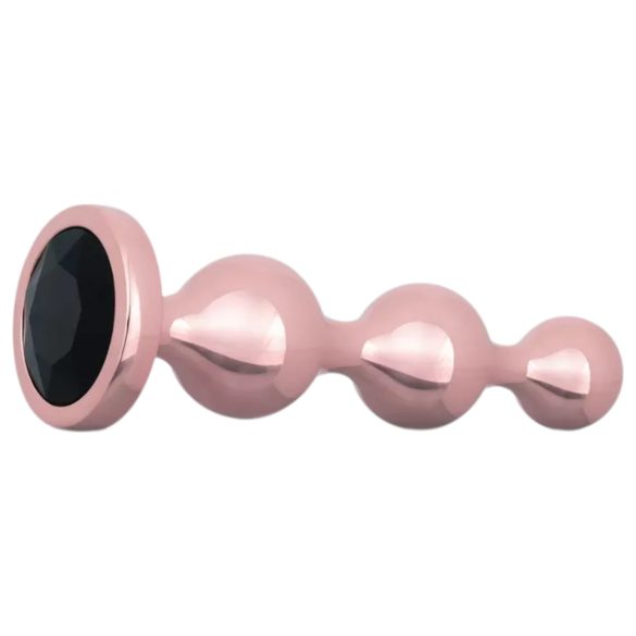 Rosy Gold - set di dildo anale - colore oro rosa