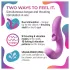 Good Vibes Only - vibratore a spinta per clitoride (rosa)