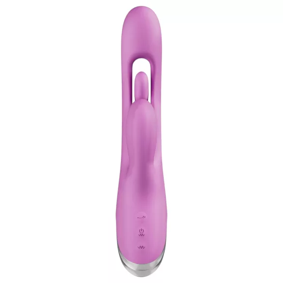 Good Vibes Only - vibratore a leva per clitoride con dito mobile (viola)