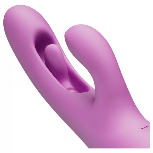 Good Vibes Only - vibratore a leva per clitoride con dito mobile (viola)