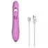Good Vibes Only - vibratore a leva per clitoride con dito mobile (viola)