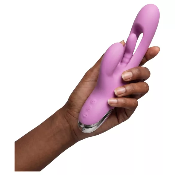 Good Vibes Only - vibratore a leva per clitoride con dito mobile (viola)