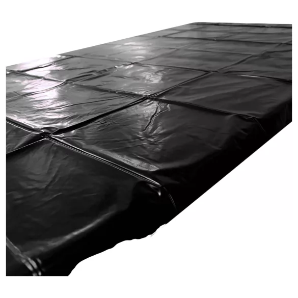 Kiotos - lenzuolo in PVC sottile (nero)