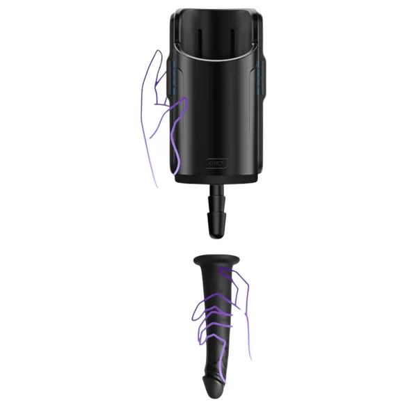 Kiiroo - dildo realistico con ventosa - 19cm - nero