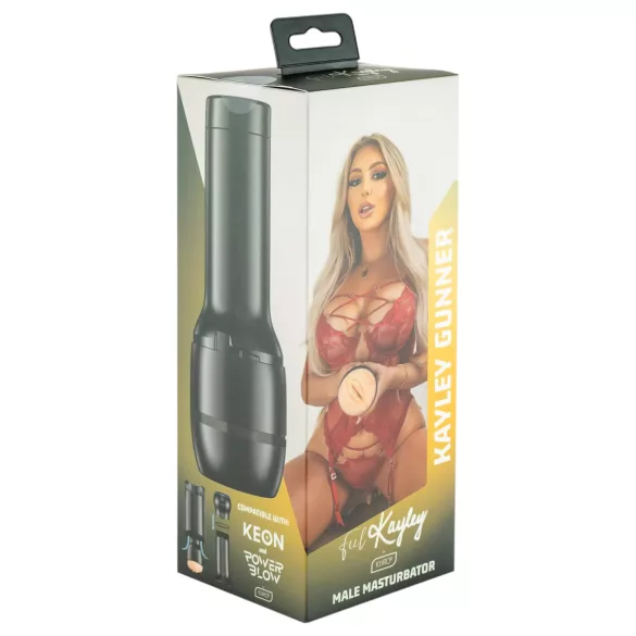 Kiiroo Kayley Gunner - masturbatore vaginale - compatibile PowerBlow