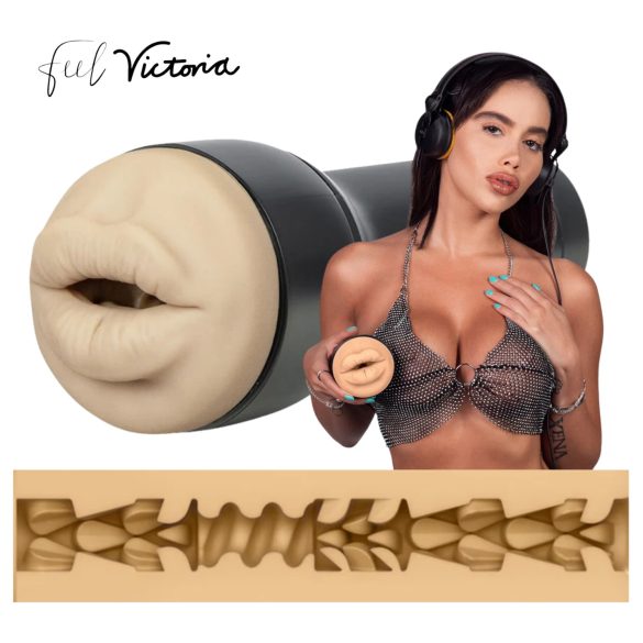 Kiiroo Victoria June - Bocca realistica compatibile con PowerBlow (naturale)