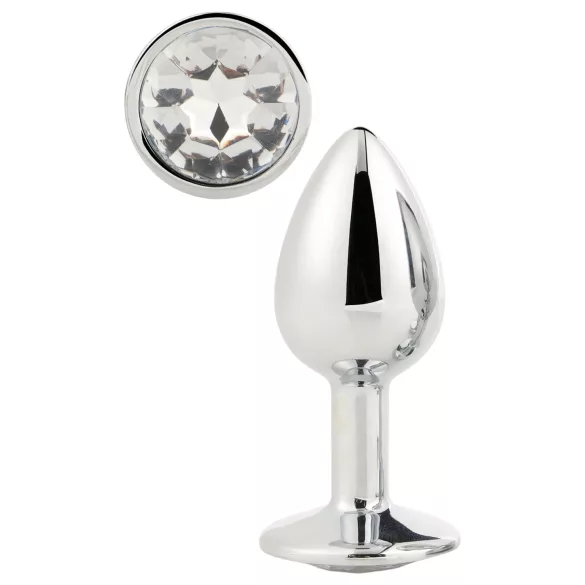 Gleaming Love - plug anale - metallo argentato