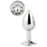 Gleaming Love - plug anale - metallo argentato