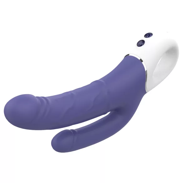 Dreamtoys Essentials - vibratore doppio (viola)