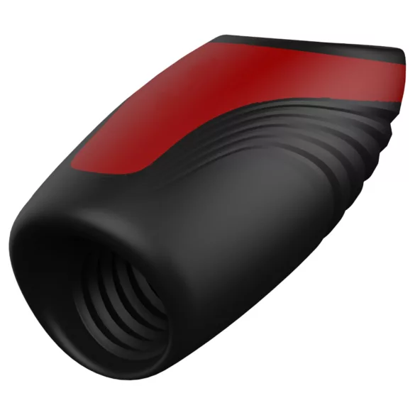 Dreamtoys Essentials - masturbatore succhiante e vibrante (nero)
