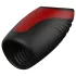 Dreamtoys Essentials - masturbatore succhiante e vibrante (nero)