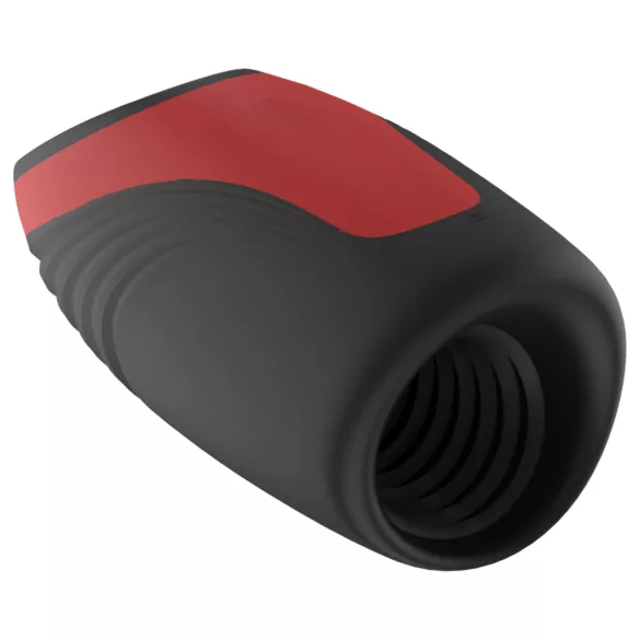 Dreamtoys Essentials - masturbatore succhiante e vibrante (nero)