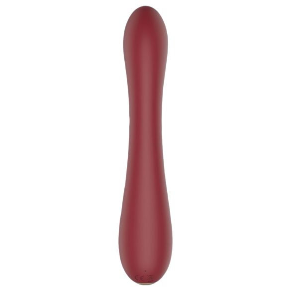 Romance Emily - vibratore punto G con braccio clitorideo - silicone rosso