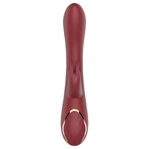 Romance Emily - vibratore punto G con braccio clitorideo - silicone rosso