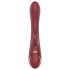 Romance Emily - vibratore punto G con braccio clitorideo - silicone rosso