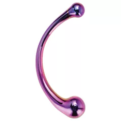 Dreamtoys - dildo massaggiatore in vetro - lilla