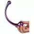 Dreamtoys - dildo massaggiatore in vetro - lilla