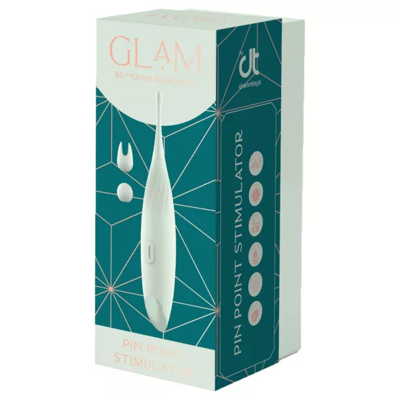 Glam - vibratore clitorideo puntiforme (verde)