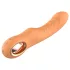 Glam - vibratore flessibile a coste (color pesca)