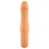 Glam - vibratore flessibile a coste (color pesca)