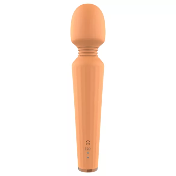 Glam - vibratore massaggiante ricaricabile - arancione