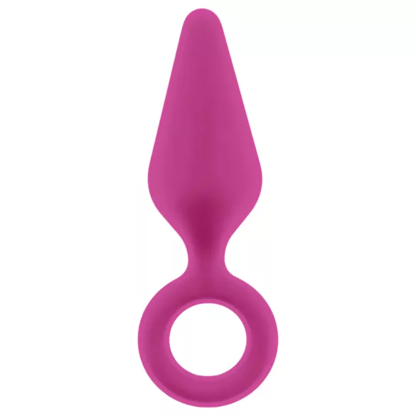 Flirts Pull Plug - plug anale piccolo - silicone rosa