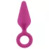 Flirts Pull Plug - plug anale piccolo - silicone rosa