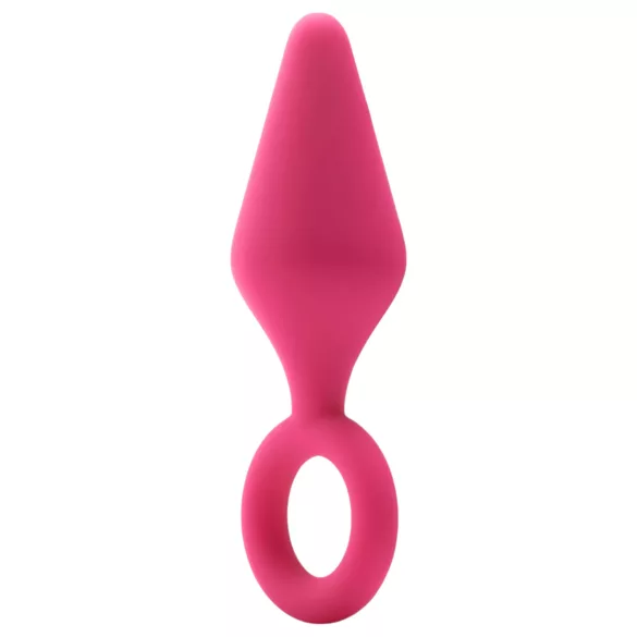 Flirts Pull Plug - plug anale piccolo - silicone rosa